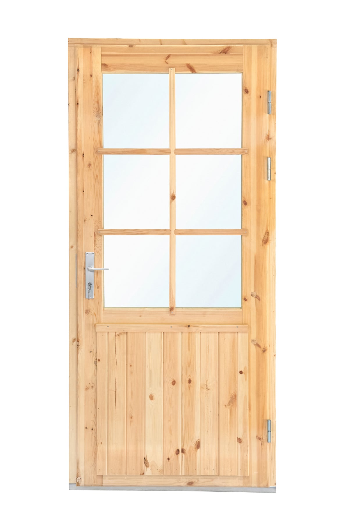 Porte simple avec fenêtre XXL RS pin 106,5x215cm