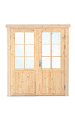 Deur dubbel met raam XXL RS vuren 181.5x215cm