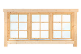 Draai- /kiepraam triple L1 vuren 220.5x105.1cm