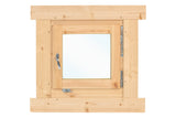 Draai- /kiepraam enkel L5.1 vuren 62.5x62.5cm