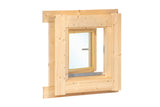 Draai- /kiepraam enkel L5.1 vuren 62.5x62.5cm