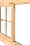Draai- /kiepraam dubbel L6 vuren 128.5x100.5cm