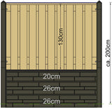 Mât Berton Schie enduit modèle intermédiaire 280