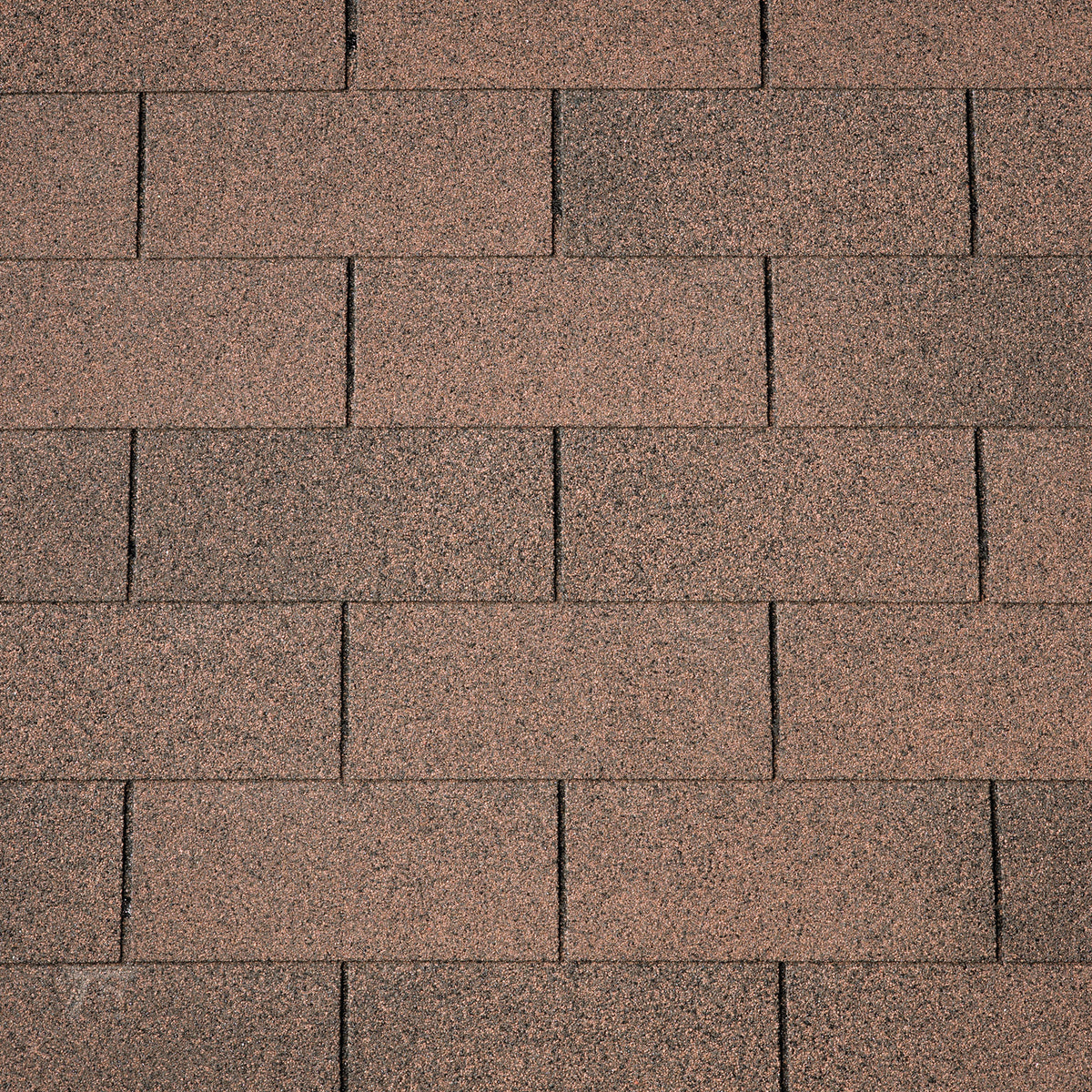 Bardeaux de toiture droits marron