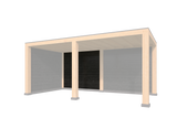 Wandmodule Type B zweeds rabat zwart