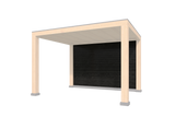 Wandmodule Type D zweeds rabat zwart