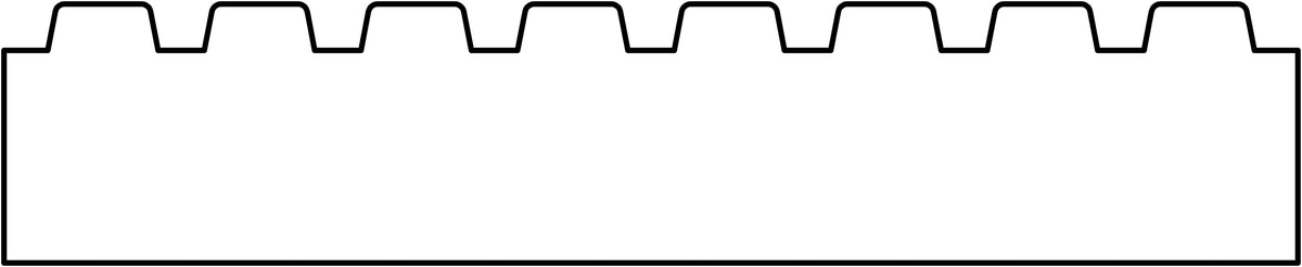 Vlonderplank Midden-Europees grenen 2.8x14.0x240cm