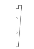 Schwedenrabatt Ausgezeichnetes Douglasie schwarz imprägniert 1,2/2,7x19,5x400cm