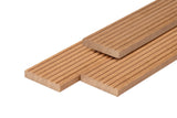 Bangkirai vlonderplank gedroogd 2.5x14.5x490 cm geschaafd 7 groeven + 1 zijde glad