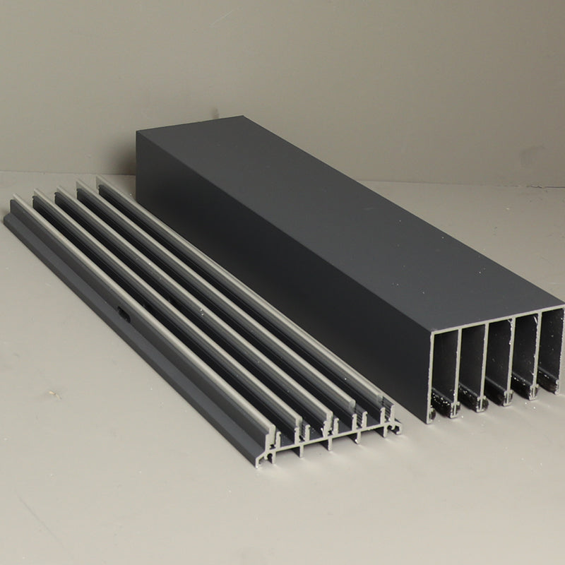 Jeu de guides latéraux 5 rails anthracite