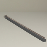 Tochtborstel enkel Tochtborstel L=265cm antraciet
