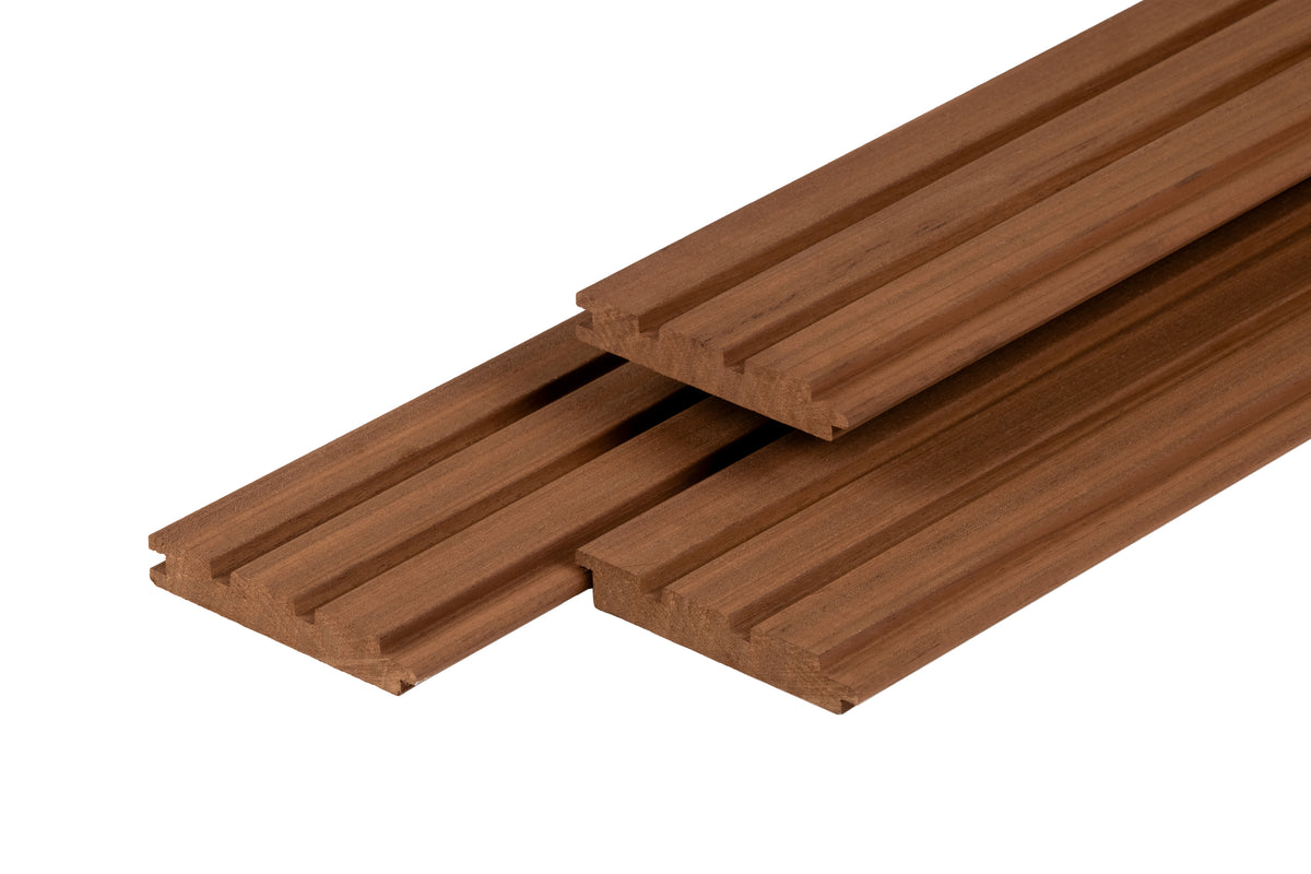 Thermoline Ayous triple rhombus profiel geschaafd 2.1x14.5x305cm