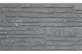 Berton-motiefplaat antraciet H26xD4.8xL184cm rustico