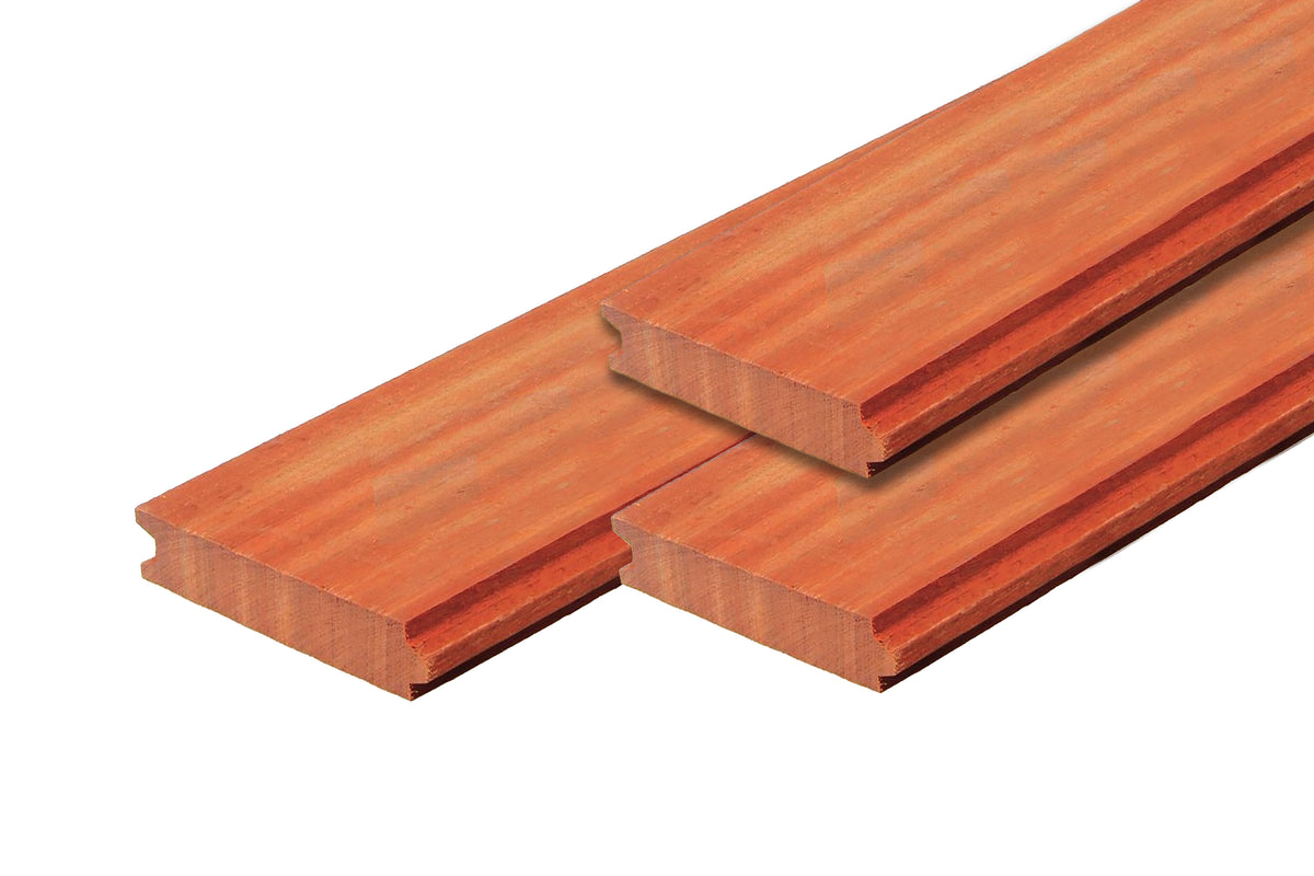 Hardhouten damwand 3,0 x 18,5 x 400 fijnbezaagd - duurzaamheidsklasse 1