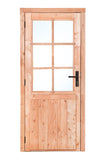 Deur enkel met raam LS Red Class Wood 100x205cm