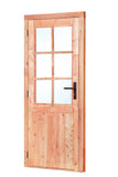 Deur enkel met raam LS Red Class Wood 100x205cm