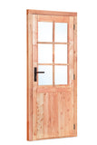 Porte simple avec fenêtre RS Red Class Wood 100x205cm