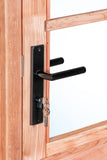 Porte simple avec fenêtre RS Red Class Wood 100x205cm