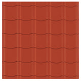 Extension XL de l'appentis Bergen rouge Easypan