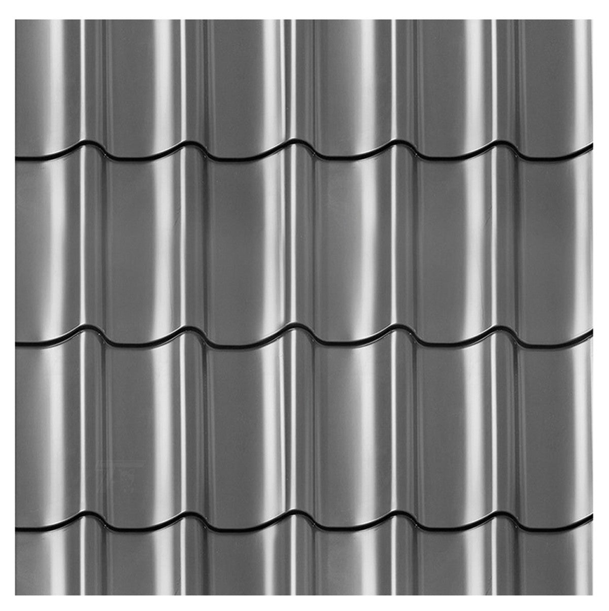 Tôles profilées pour tuiles anthracite Niederschsen