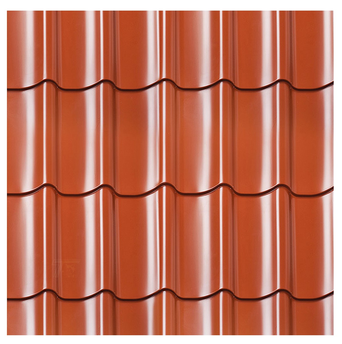 Dakpanprofielplaten terracotta Niederschsen