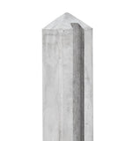 Poteau à fente Berton blanc/gris 11,5 x 11,5 x 277 cm, modèle final
