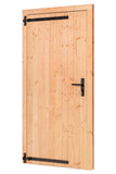 Porte simple à pince Douglas L1000xH2050mm dimensions extérieures, ouverture à gauche