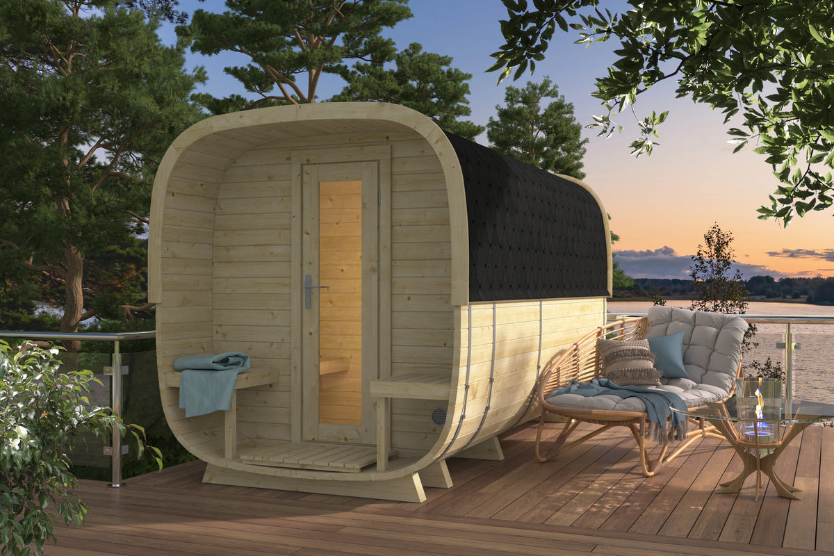 CUBE-Sauna 390 cm – Fichte Rovaniemi