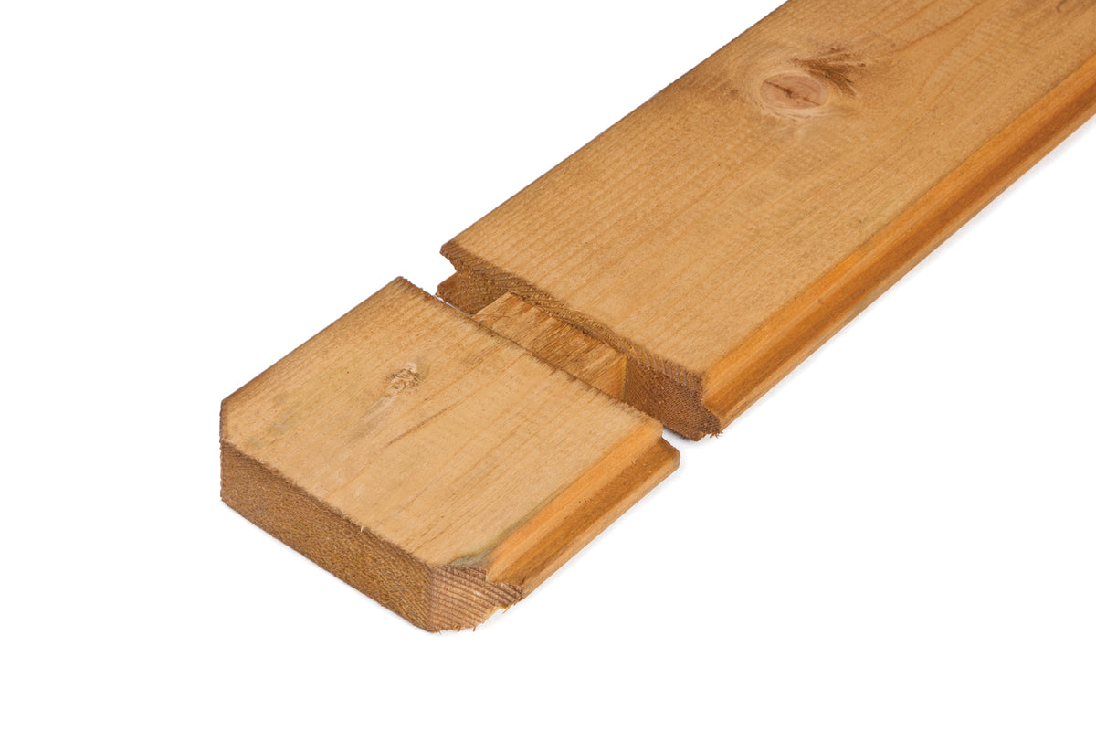 Porte double + cadre simple vitrage D3 | imprégné de brun