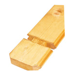 H/U profiel | 28mm en 34mm 220cm | geel geïmpregneerd
