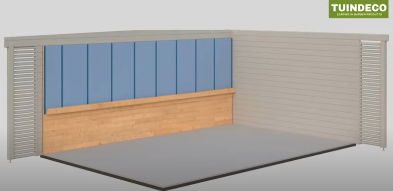 Dämmpaket für Blockhütten | 120x220cm