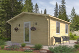 Cabane en rondins - Maison de jardin Saoirse | 70 mm | non traité