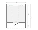 Thermowood saunabarrel Ø205x250