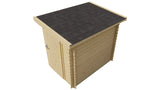 Blockhütte – Erweiterung des Gartenhauses | 44mm | Fichte Red Class Holz imprägniert