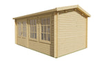 Cabane en rondins - Maison de jardin Aiste | 40 mm | Bois imprégné de classe rouge