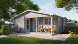 Cabane en rondins - Maison de jardin Ardee | 70 mm | pin gris imprégné