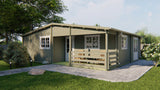 Cabane en rondins - Maison de jardin Açores | 70 mm | pin gris imprégné