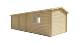 Blockhaus - Gartenhaus Ava | 70mm | Fichtengrün imprägniert