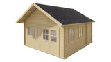 Cabane en rondins - Maison de jardin Berlin | 44 mm | pin gris imprégné