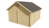 Cabane en rondins - Maison de jardin Berlin | 44 mm | Bois imprégné de classe rouge