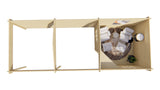 Blockhaus - Gartenhaus Bertil | 44mm | Fichte braun imprägniert