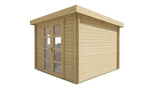 Blokhut - Tuinhuis Bodine | 28 mm | vuren Red Class Wood geïmpregneerd