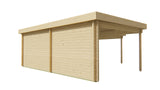 Cabane en rondins - Maison de jardin Bridgend | 70 mm | Bois imprégné de classe rouge