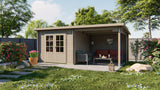 Blockhütte - Gartenhaus Chappo | 28mm | Fichte Red Class Holz imprägniert