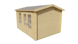 Cabane en rondins - Maison de jardin Chloé | 40 mm | Bois imprégné de classe rouge