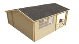 Cabane en rondins - Maison de jardin Coventry | 58 mm | pin gris imprégné