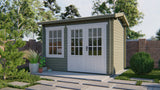Cabane en rondins - Maison de jardin Daisy | 40 mm | Bois imprégné de classe rouge