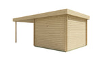 Cabane en rondins - Maison de jardin Dellinger | 28 mm | Bois imprégné de classe rouge