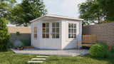 Blockhaus - Gartenhaus Emma | 40mm | Fichte grau imprägniert