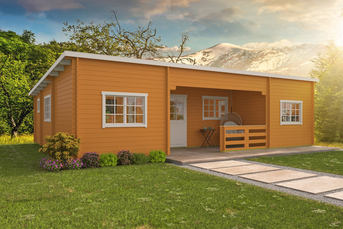 Cabane en rondins - Maison de jardin Estrémadure | 44 mm | non traité